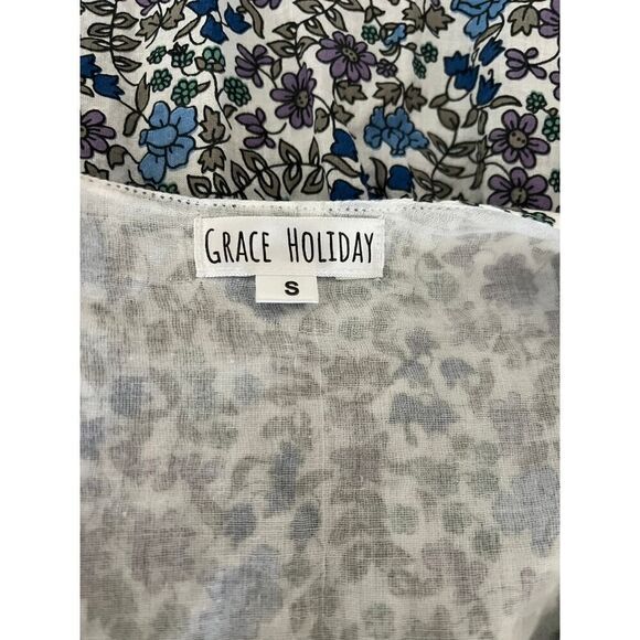 GRACE HOLIDAY FLORAL DRESS SIZE SMALL - Picture 7 of 7